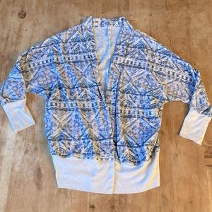 Boho Sweatshirt Cardigan | S/M
